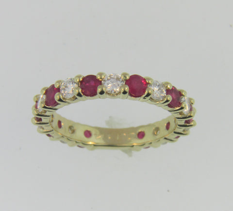 Ruby and Diamond Band 201-00282