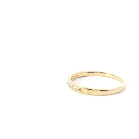 14KT Yellow Gold Channel Set Diamond Band