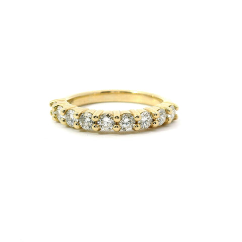14KT YELLOW GOLD DIAMOND BAND 110-06223