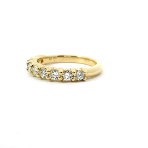 14KT YELLOW GOLD DIAMOND BAND 110-06223