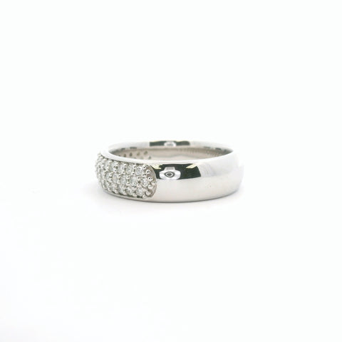 White Gold Pave Diamond Ring 110-06392