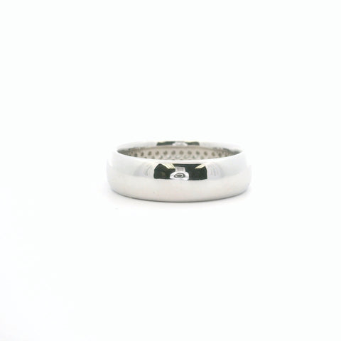 White Gold Pave Diamond Ring