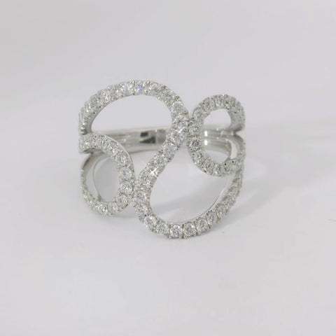 18K White Gold Ring