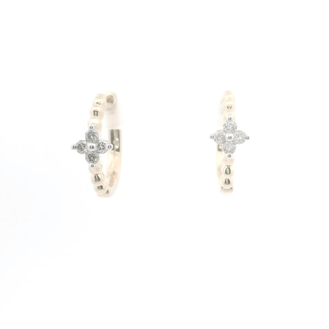 Gold & Natural Diamond Fashion Earrings