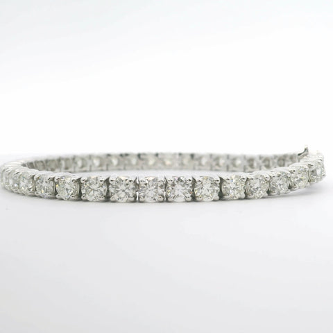 WHITE GOLD DIAMOND TENNIS BRACELET 170-01055