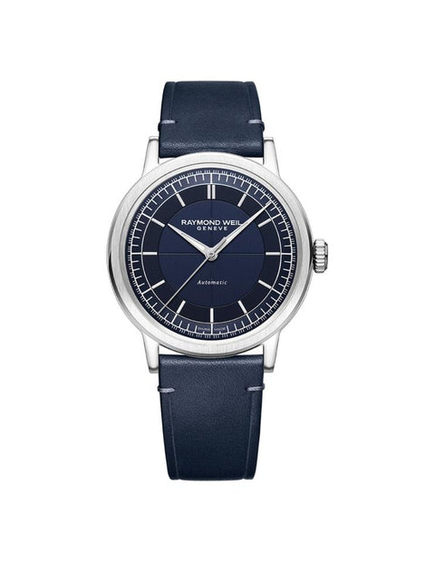 Raymond-Weil Millesime Central Seconds, Blue Dial 2925-STC-50001