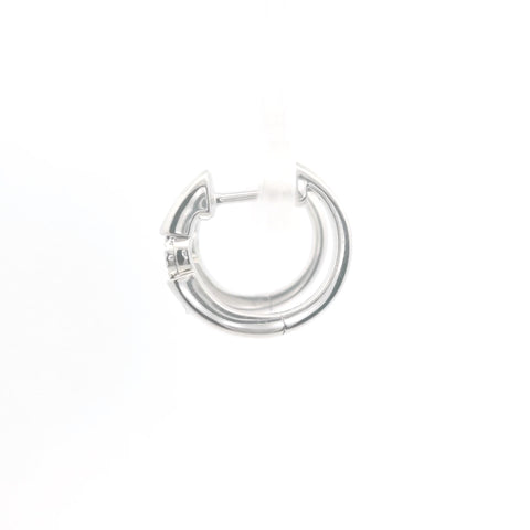 Silver & Natural Diamond Fashion Earrings