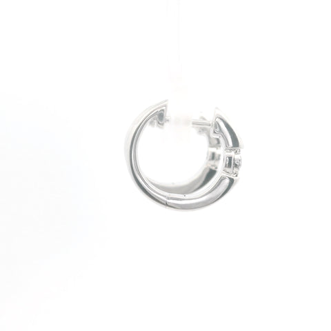 Silver & Natural Diamond Fashion Earrings