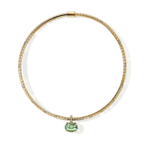 John Hardy Artisan Series Naga Flex Choker With Pendant NGS603921TMM
