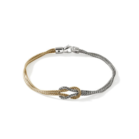 John Hardy Love Knot Bracelet, Sterling Silver, 3.6MM