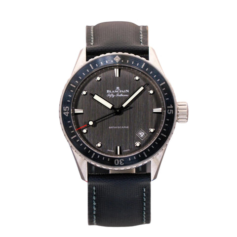 Blancpain Fifty Fathoms Bathyscaphe Titanium Anthracite Dial 5000-1210-G52A