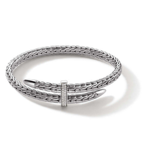 John Hardy Spear Pave Flex Cuff CBP9011072DI