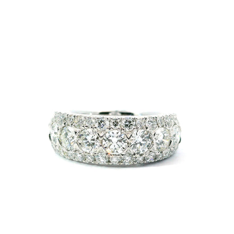 14KT WHITE GOLD DIAMOND RING 130-01716