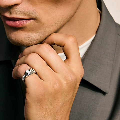 John Hardy Icon Stud Ring, Sterling Silver, 9MM RB97202