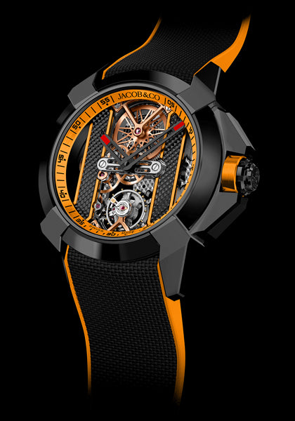 Jacob & Co. Epic X Bridges Black and Orange (EX120.11.AI.AB.A)