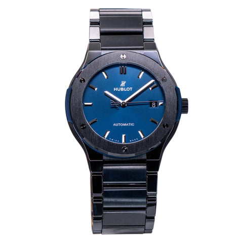 Hublot Classic Fusion Blue Dial 510.CM.7170.CM (Unworn 2025)