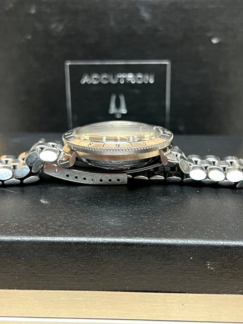 1966 Bulova Accutron Astronaut -N- M7 21213 Wht. SS/SP All Boxes/Tags/Reciepts