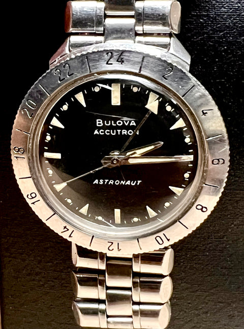 1966 Bulova Accutron Astronaut -N- M7 21213 Wht. SS/SP All Boxes/Tags/Reciepts