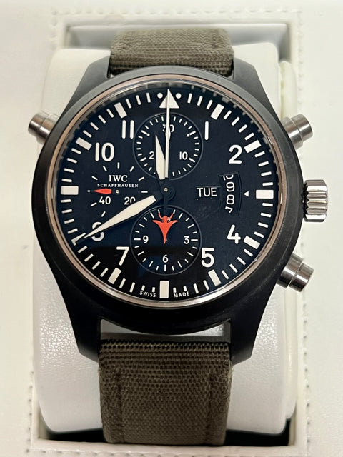 IWC Fliegeruhr Doppelchronograph (Rattrapante) Edition Top Gun IW379901