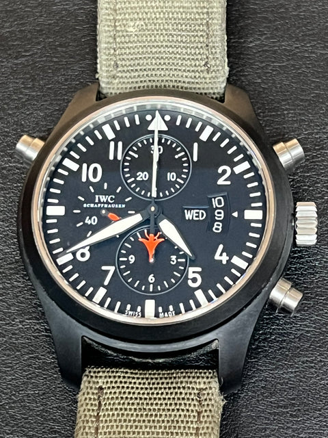 IWC Fliegeruhr Doppelchronograph (Rattrapante) Edition Top Gun IW379901