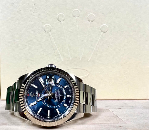 ROLEX SKY-DWELLER 326924 42MM BLUE DIAL