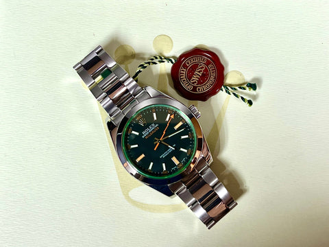 ROLEX MILGAUSS 116400GV GREEN ANNIVERSARY