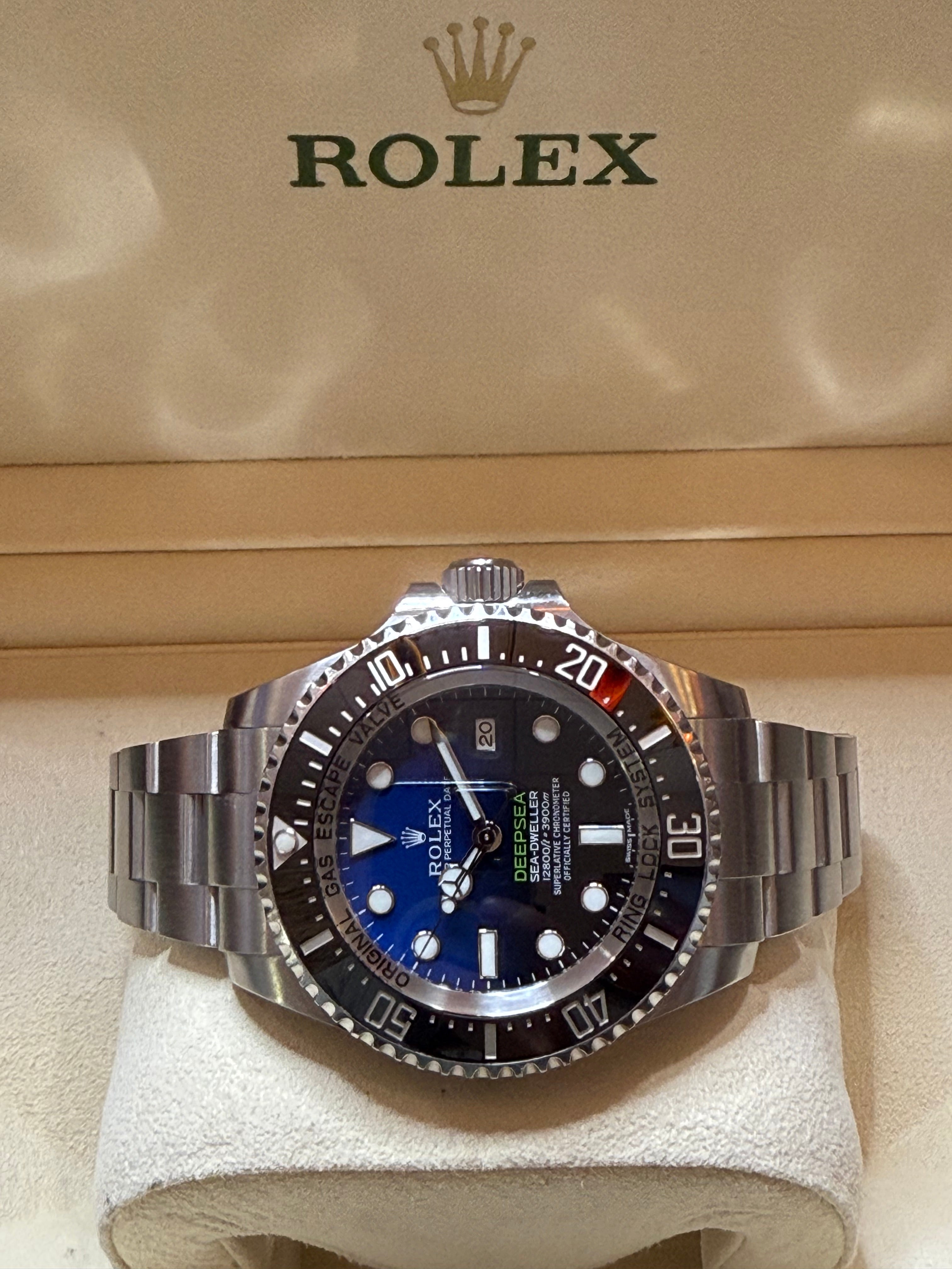 ROLEX SEA-DWELLER DEEPSEA 116660 44MM GRADIENT BLUE DIAL