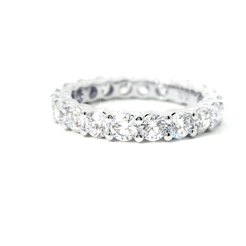 14KT WHITE GOLD 2.89CTW ROUND DIAMOND ETERNITY BAND KR36231R300-VJ