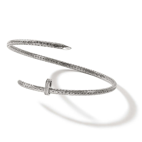 John Hardy Spear Pave Coil Choker NBP9011292DIX