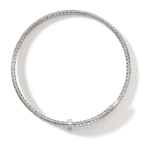 John Hardy Spear Pave Coil Choker NBP9011292DIX