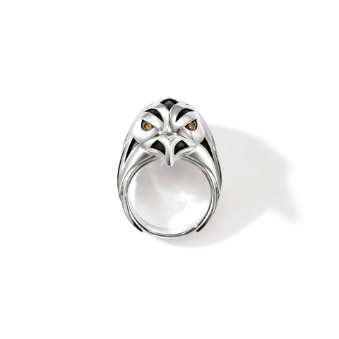 John Hardy Legends Eagle Ring, Sterling Silver, Yellow Sapphire RMS603831YS