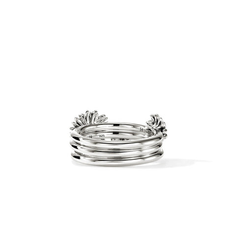John Hardy Wildflower Stacking Rings Set of 3 Billie Eilish and FINNEAS Collaboration RBP430532LGDN