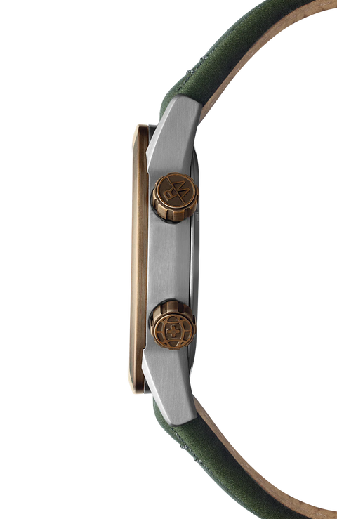 Raymond Weil Freelancer GMT 40mm, green dial 2765-SBC-52001