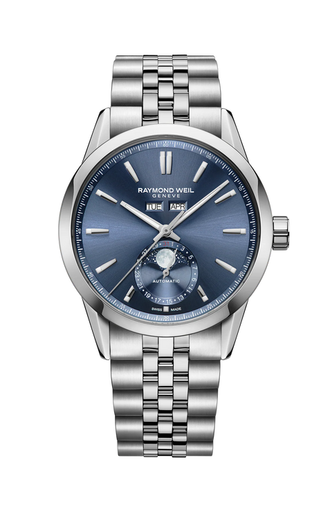Raymond Weil Freelancer Complete Calendar 40 mm, blue dial 2766-ST-50001