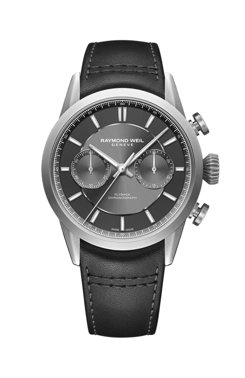 Raymond Weil Freelancer Flyback Chronograph 42 mm, grey dial 7783-TIC-60001 (Limited Edition: 100 pieces)