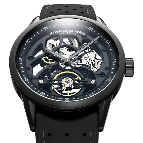 Raymond Weil Freelancer Calibre RW1212 42mm, black dial 2785-BKR-20000