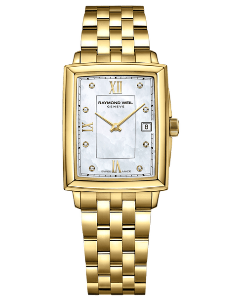 Raymond Weil Toccata Ladies Gold Diamond Quartz Watch 5925-P-00995