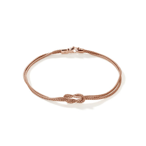 John Hardy Love Knot Bracelet, Sterling Silver, 3.6MM