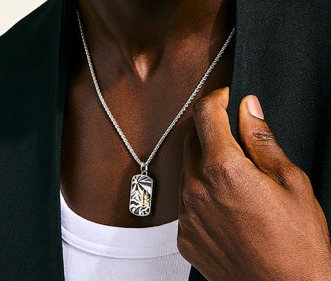John Hardy Legends Pendant, Gold, Sterling Silver HMZZ98985