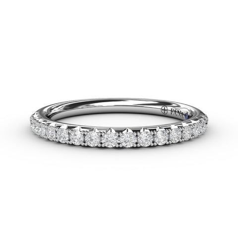 Fana Delicate Pave Diamond Anniversary Band W6102