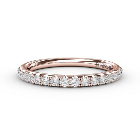 Fana Delicate Pave Diamond Anniversary Band W6102