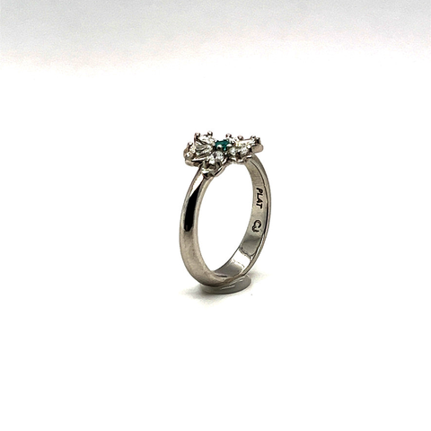 Paraiba Tourmaline & Diamond Custom Ring