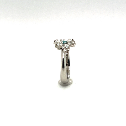 Paraiba Tourmaline & Diamond Custom Ring