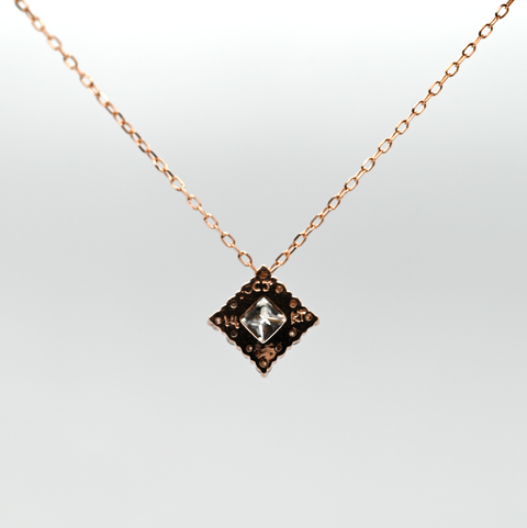 .76CT PRINCESS CUT NATURAL DIAMOND PENDANT