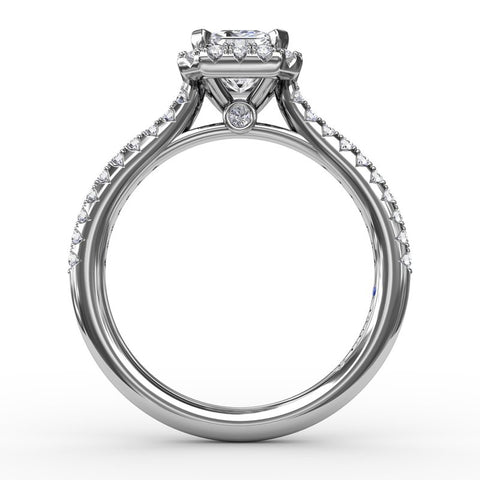 Fana Emerald Cut Diamond Ring S3793