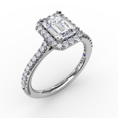 Fana Emerald Cut Diamond Ring S3793