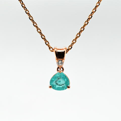 1.91CT Paraiba Tourmaline Custom Pendant