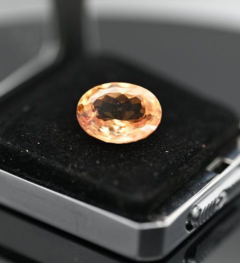 10.01CT HESSONITE GARNET OVAL