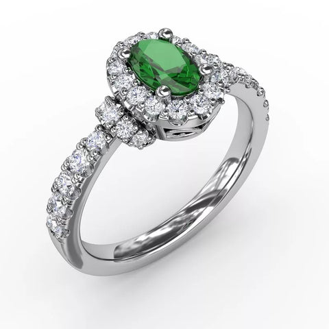 Fana Pure Perfection Emerald and Diamond Ring