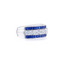 KWIAT ASHOKA Diamond and Sapphire Ring W-30041S-20-DIASAP-PLAT